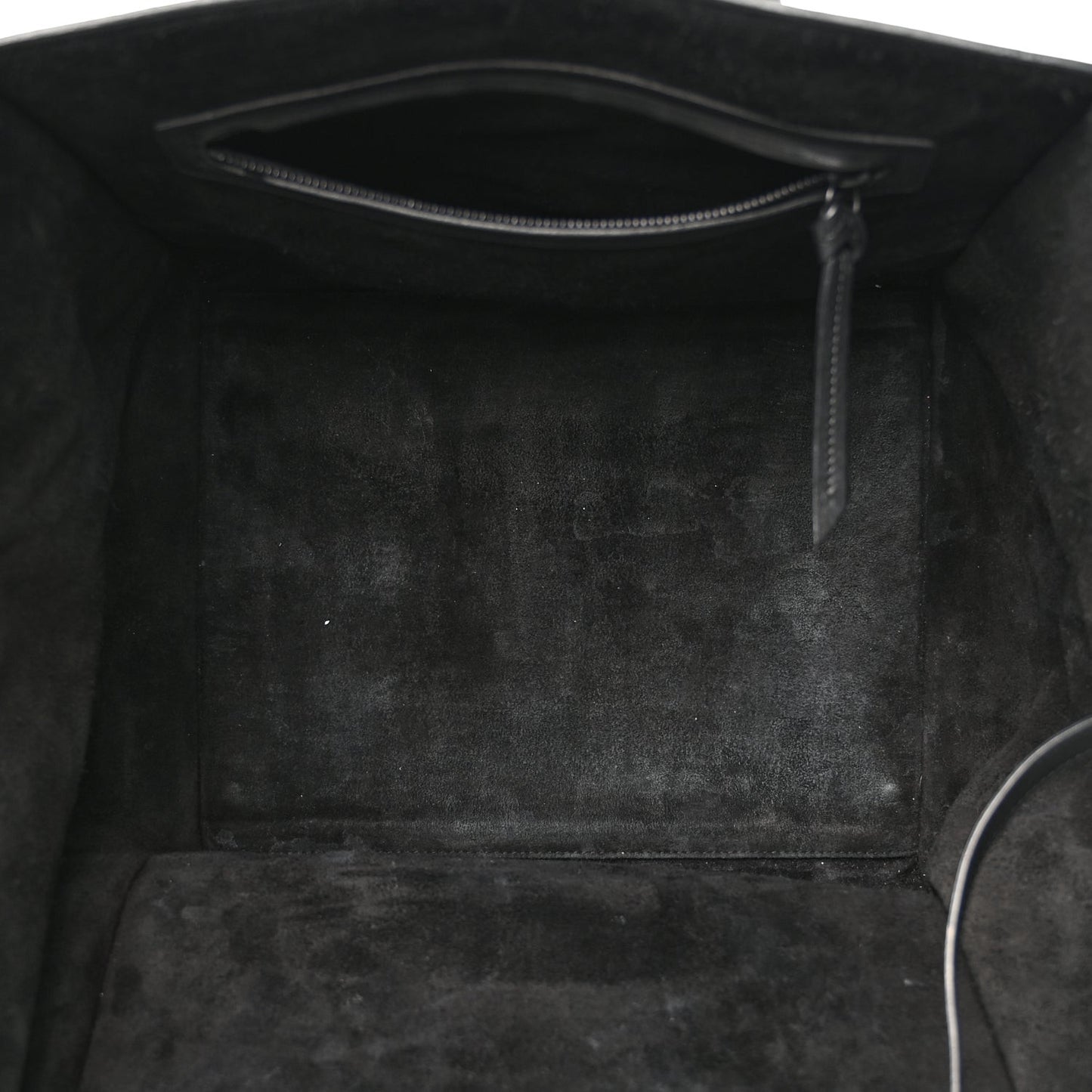 Supple Calfskin Large Phantom Luggage Black