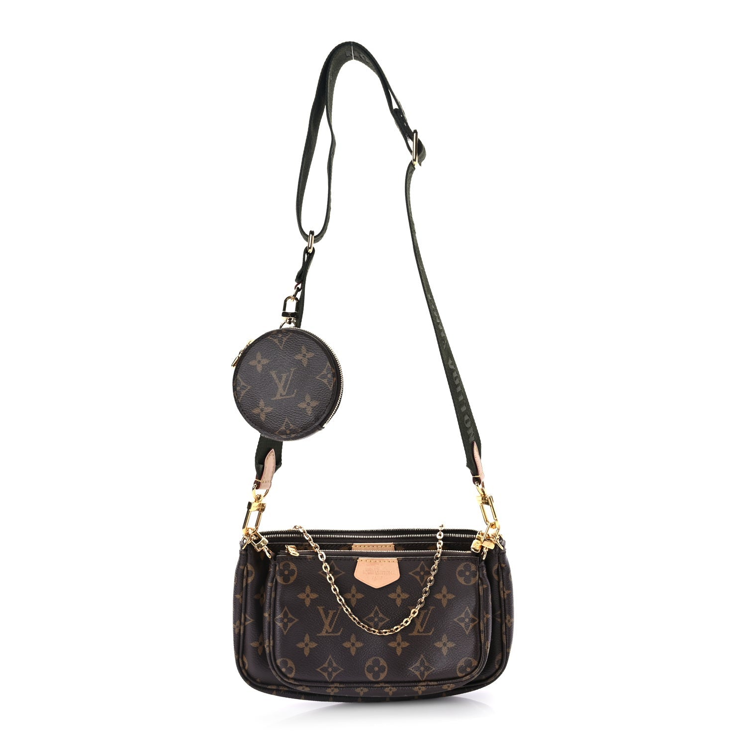 Louis Vuitton Monogram Multi Pochette Accessories Kaki 1 of 10