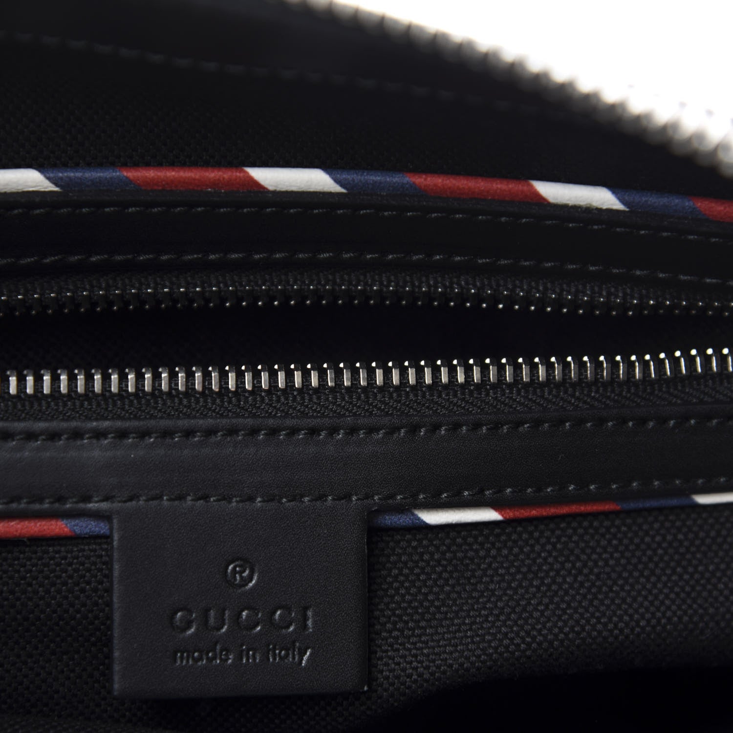 Gucci GG Supreme Monogram Night Courrier Flat Messenger Bag Black Multicolor 8 of 11