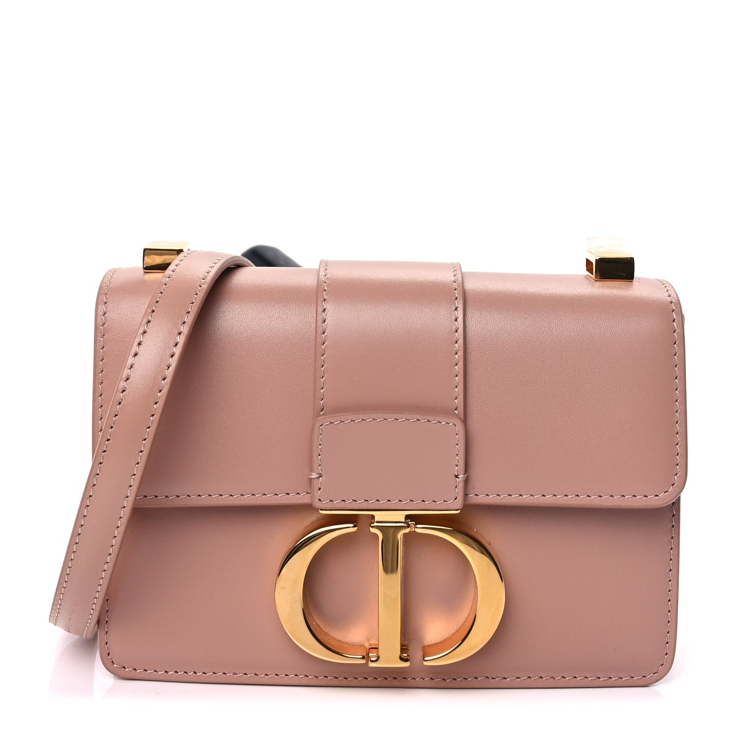 Christian Dior Smooth Calfskin Micro 30 Montaigne Flap Bag  Rose Des Vents 1 of 7
