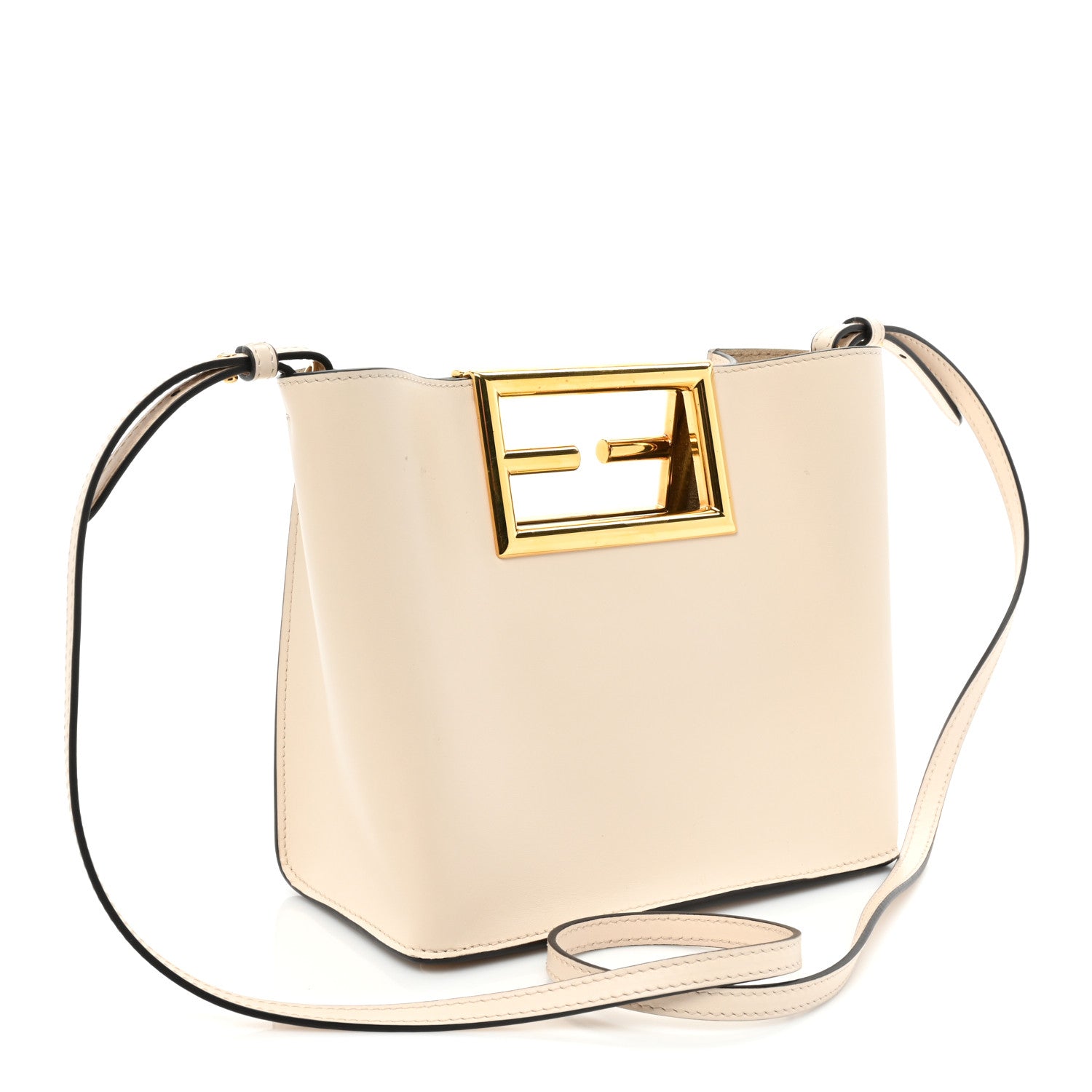 Fendi Vitello King Small Fendi Way Tote Camelia 3 of 16