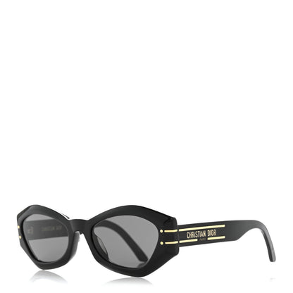 Christian Dior Acetate DiorSignature B1U Butterfly Sunglasses Black 1 of 7