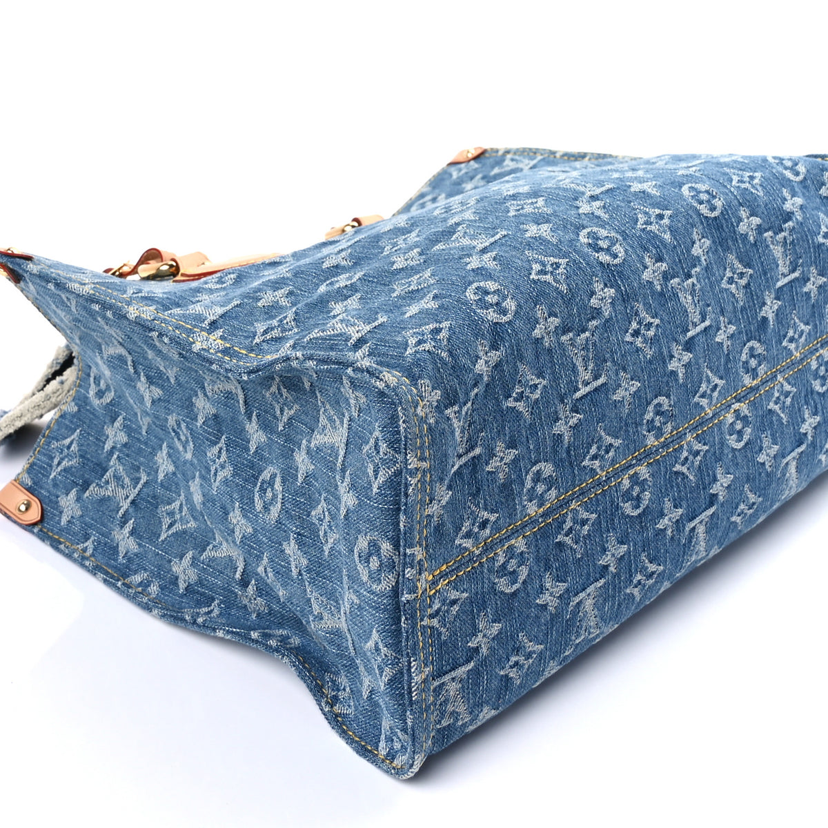 Monogram Denim Onthego MM Blue