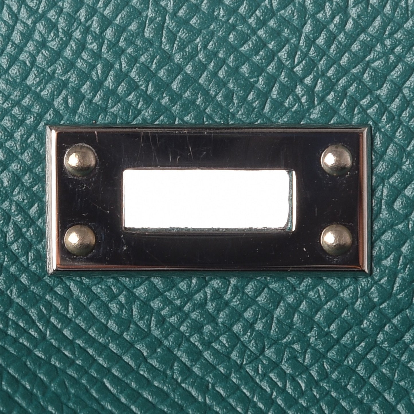 Epsom Kelly Pochette Clutch Malachite