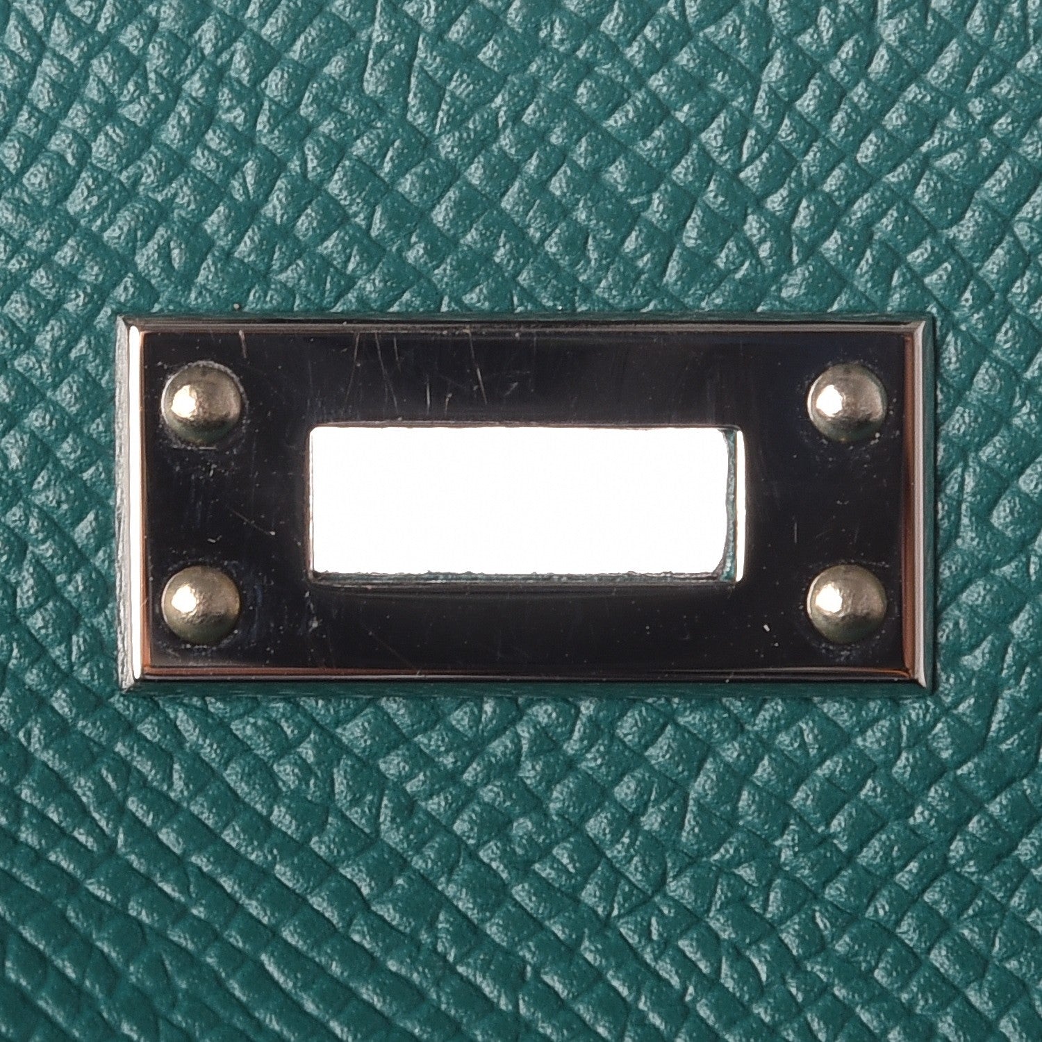 Hermes Epsom Kelly Pochette Clutch Malachite 12 of 24