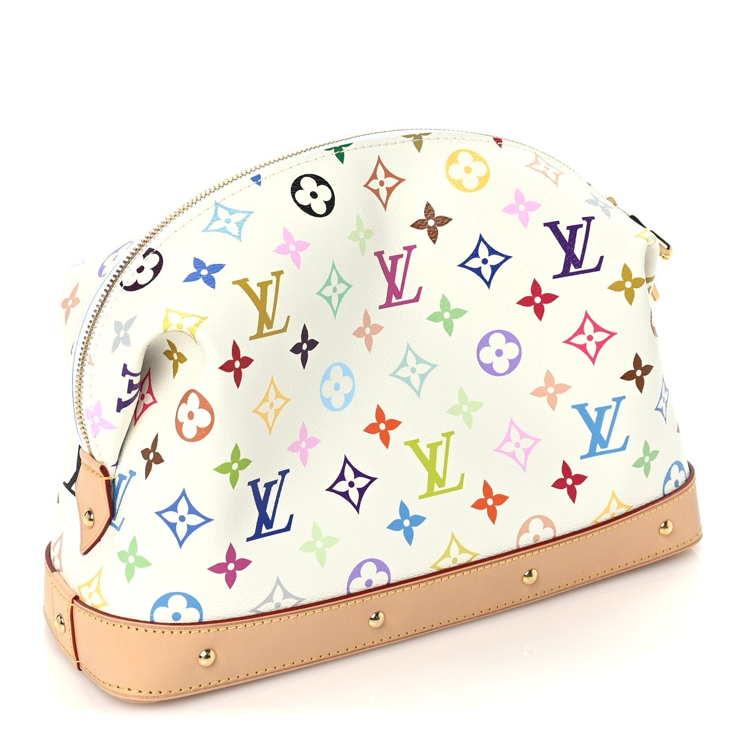 Louis Vuitton LV x TM Monogram Multicolor Cosmetic Pouch GM  White 2 of 8