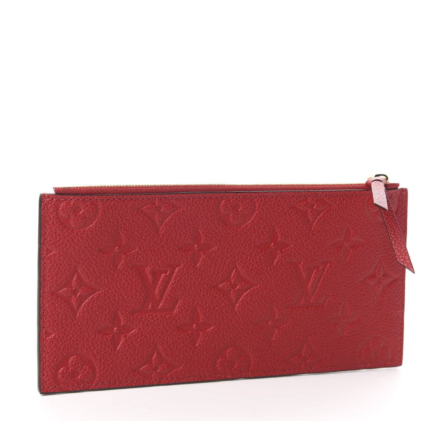 Empreinte Felicie Chain Wallet Zippered Insert Cherry