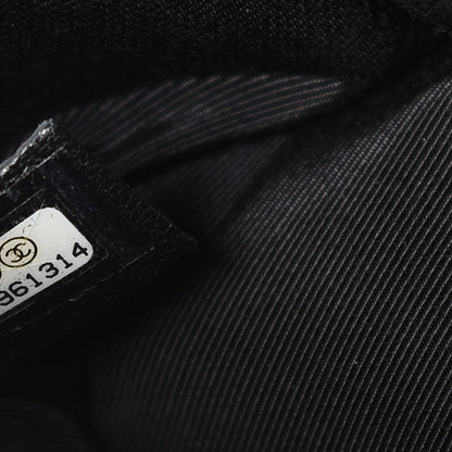 Chanel Caviar Chevron Quilted Medium Boy Flap Black 7 of 8