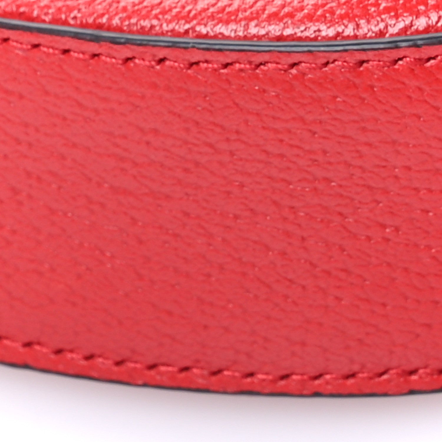 Gucci Textured Dollar Calfskin Retro Interlocking G Fruttini Strawberry Mini Bag Lobster Red Black New Acero 8 of 11