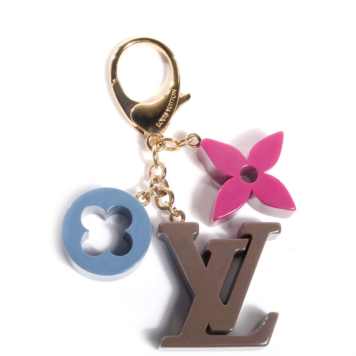 Resin Playtime Bag Charm Marron