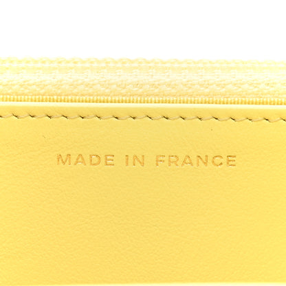 Chanel Denim Quilted Coco Wallet On Chain WOC Yellow 9 of 15