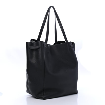 Celine Soft Grained Calfskin Medium Belt Cabas Phantom Black 2 of 5