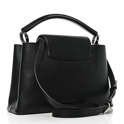 Louis Vuitton Taurillon Capucines PM Black 2 of 4