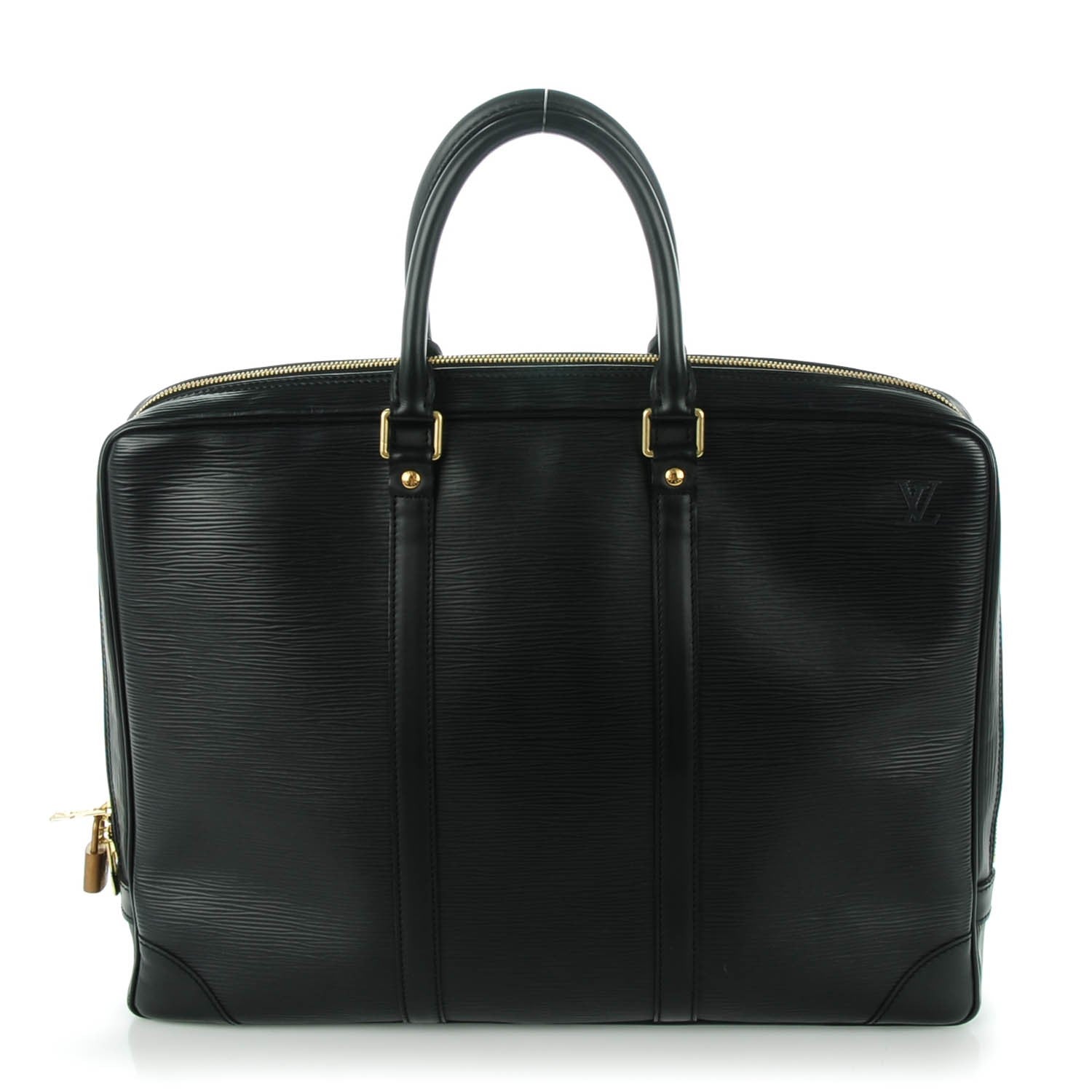 Louis Vuitton Epi Porte-Documents Voyage Briefcase Black 1 of 7