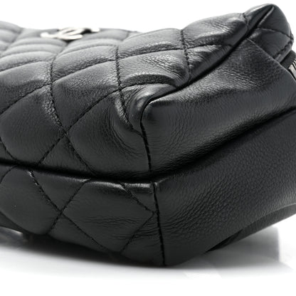 Chanel Calfskin Quilted Waist Bag Black 10 of 17