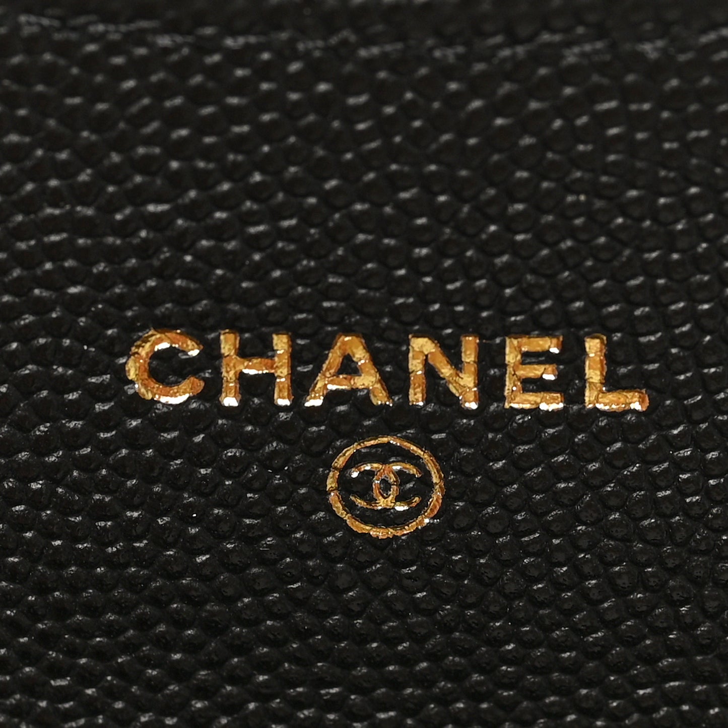 Caviar Quilted Mini Chain Belt Bag Black