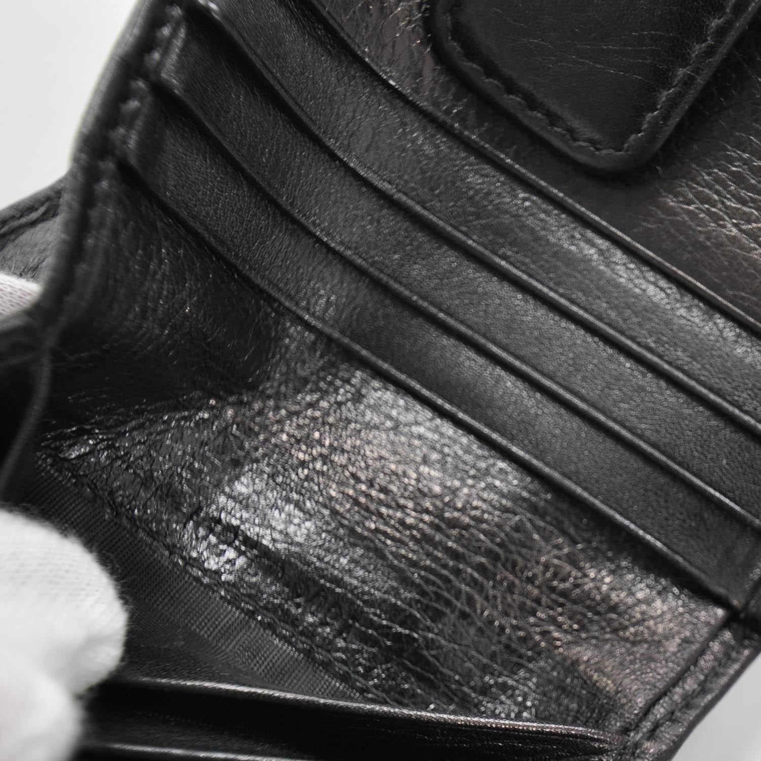 Gucci Leather Compact Britt Wallet Black 8 of 8