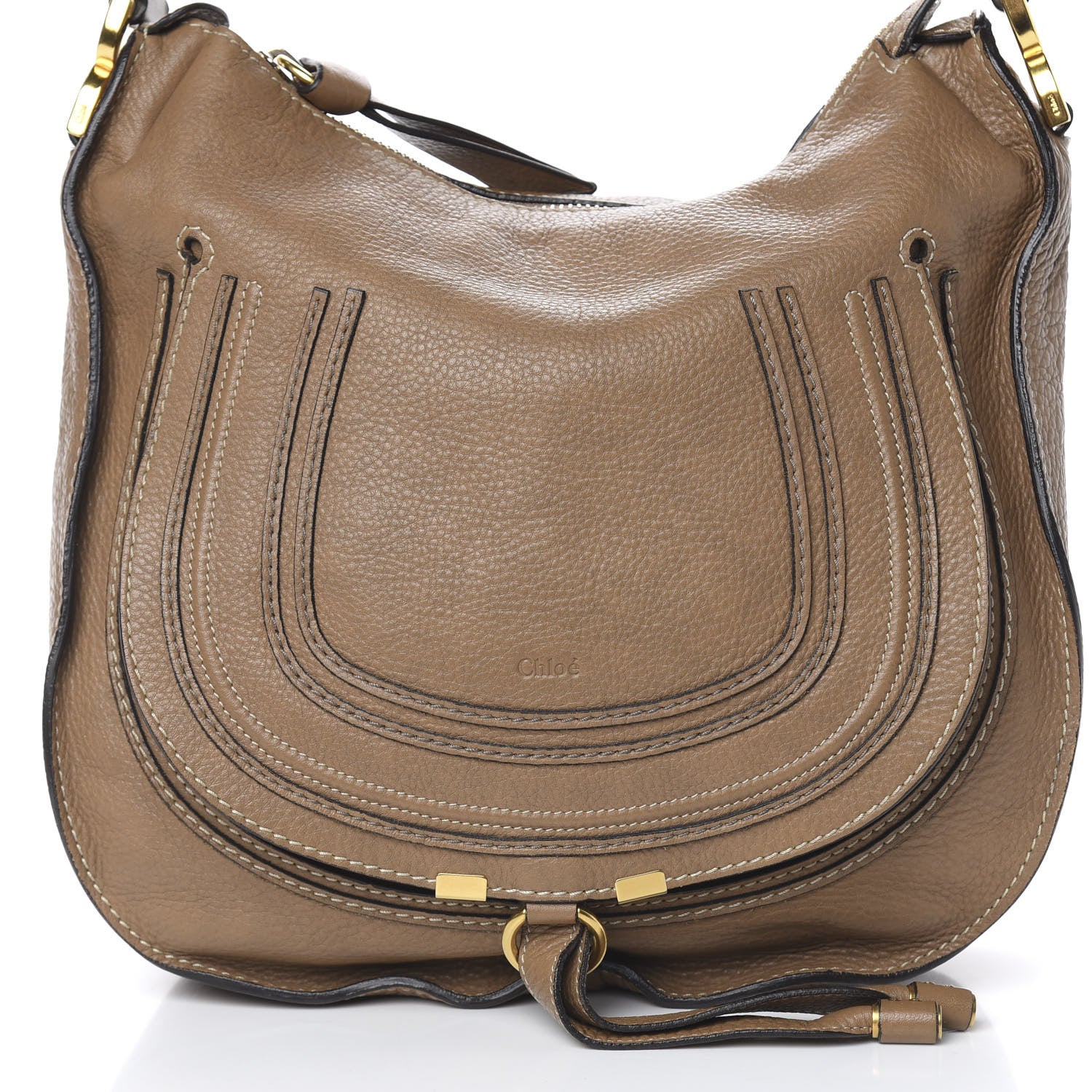 Chloe Calfskin Medium Marcie Hobo Nut 10 of 10