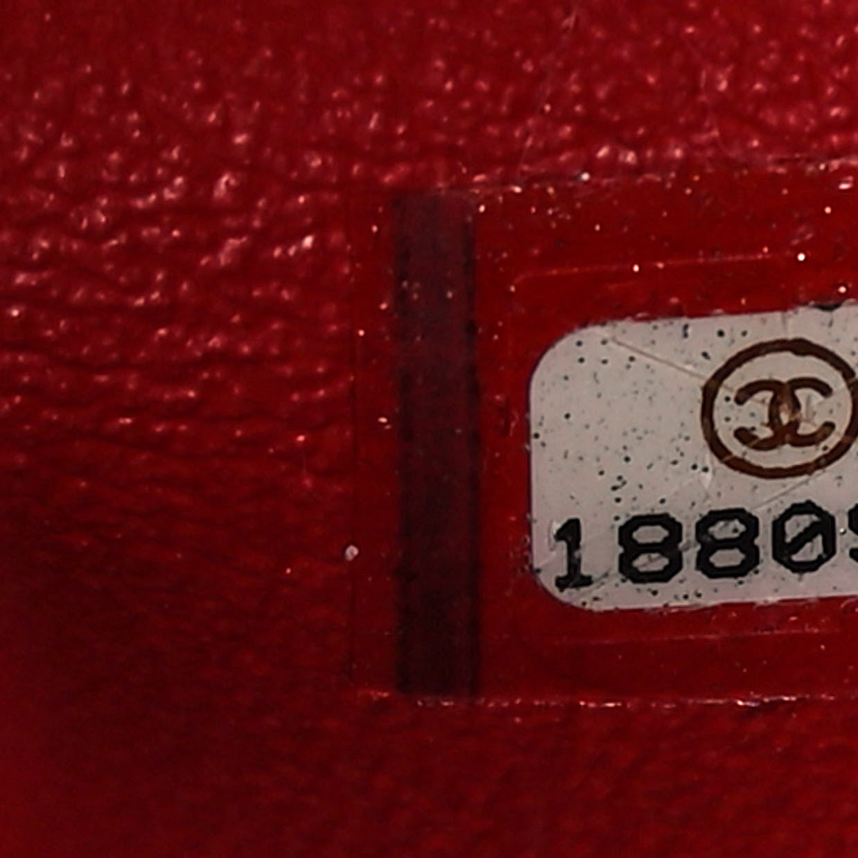 Chanel Caviar Quilted Clutch With Chain Flap Red 7 of 9