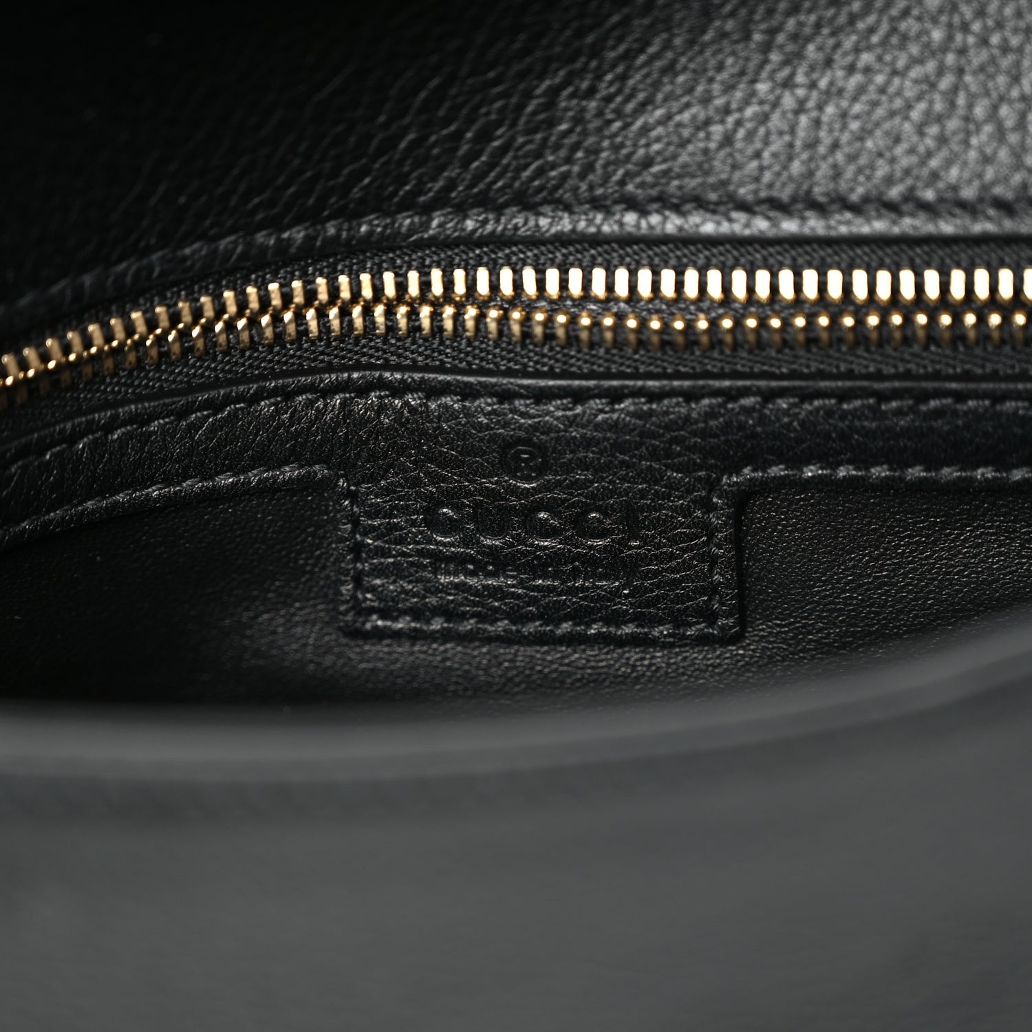 Gucci Roxy Calfskin Blondie Chain Shoulder Flap Bag Black 5 of 9