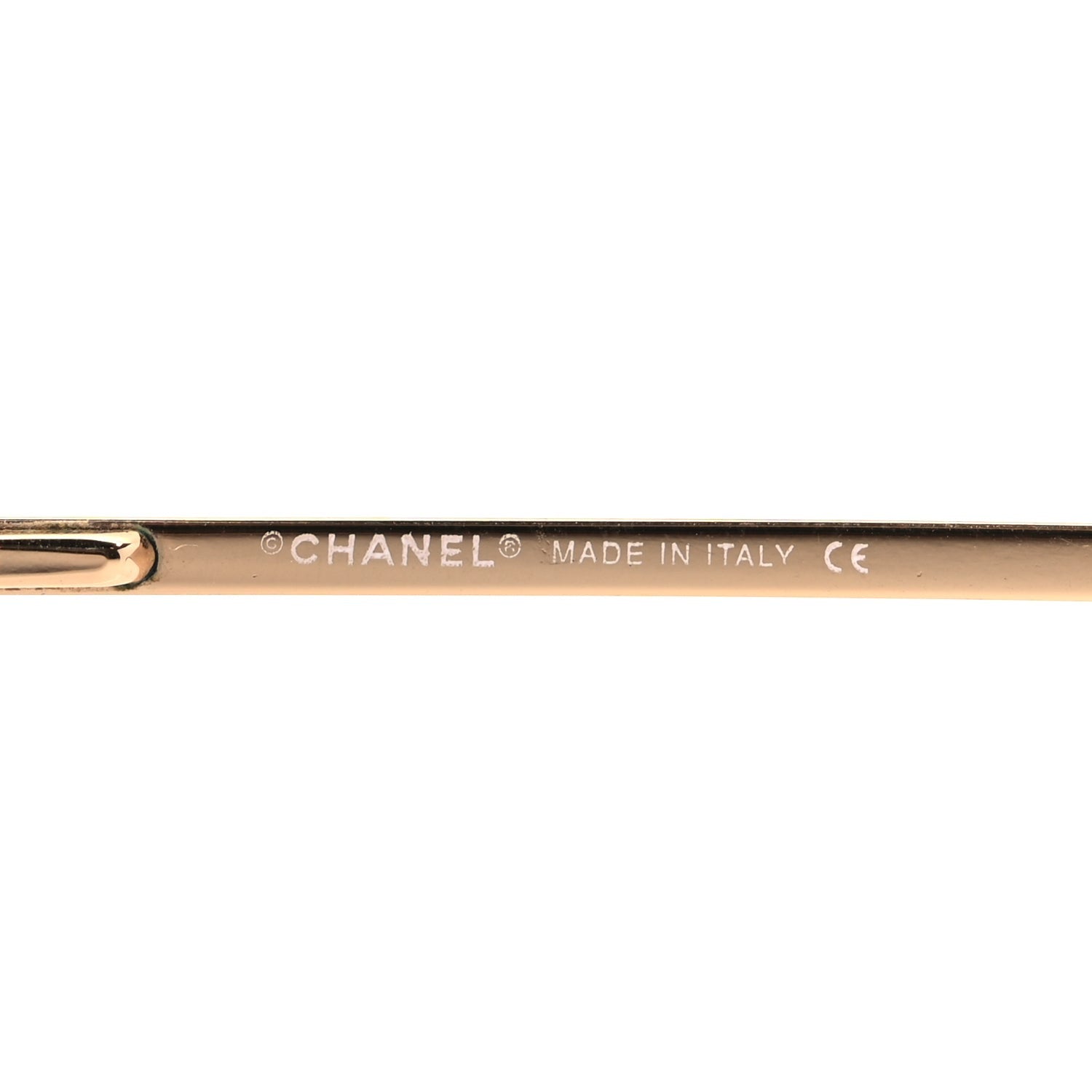 Chanel Crystal CC Logo Sunglasses 4093-B Gold 5 of 6