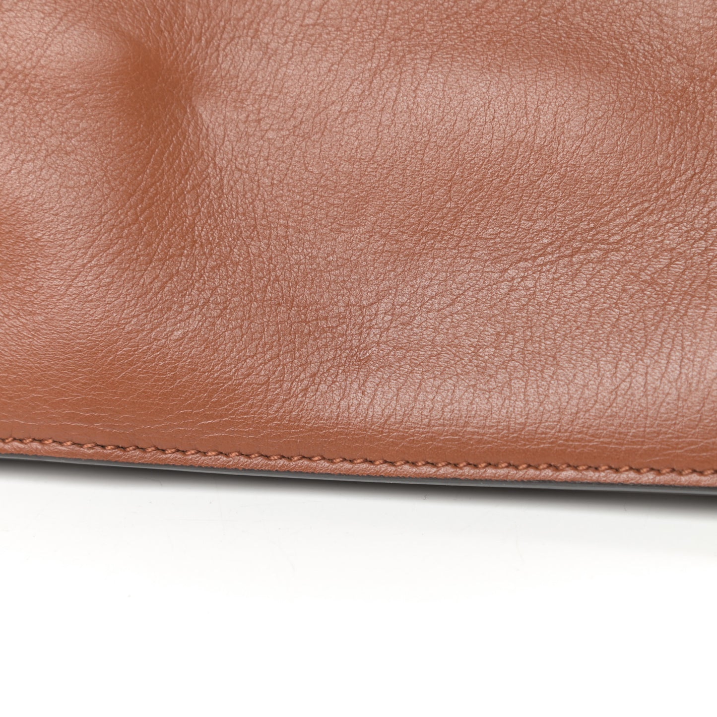 Suede Calfskin Medium Faye Shoulder Bag Tobacco