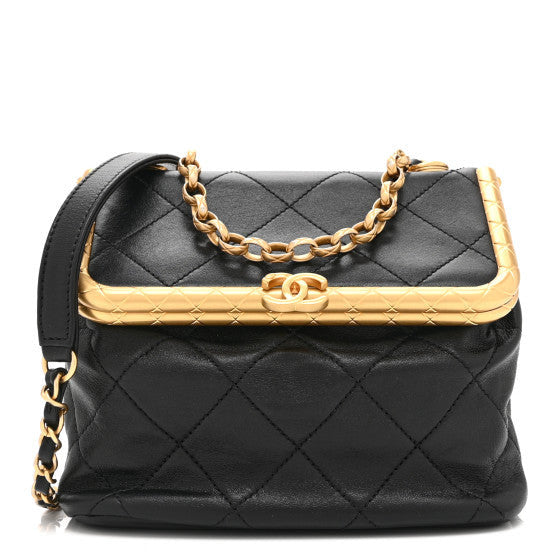 Chanel Lambskin Quilted My Crush Bag Black 1 of 1