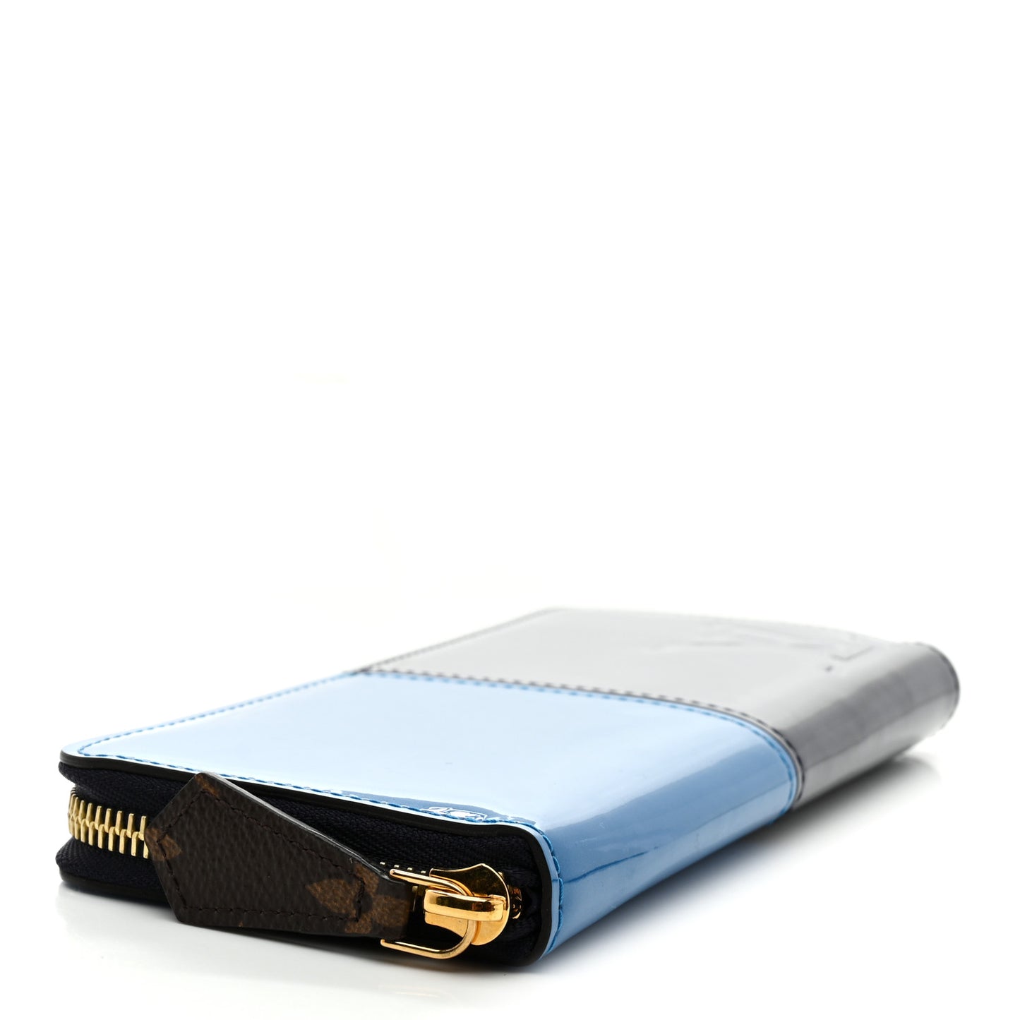 Vernis Miroir Clemence Wallet Blue