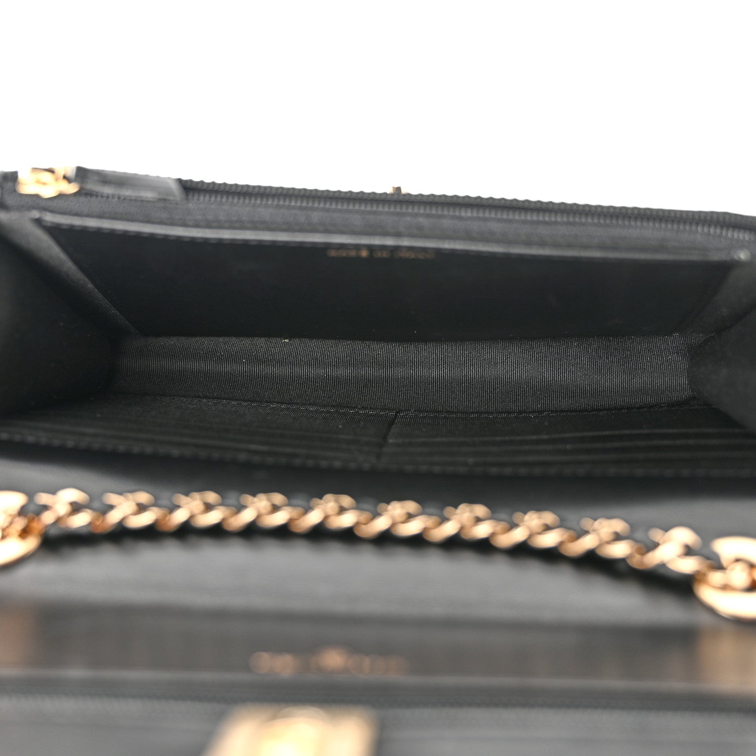 Chanel Lambskin Quilted Trendy CC Wallet On Chain WOC Black 5 of 13