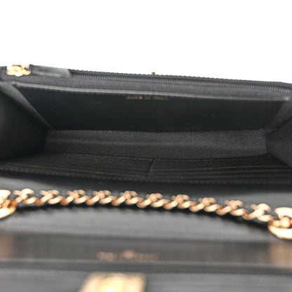 Chanel Lambskin Quilted Trendy CC Wallet On Chain WOC Black 5 of 13