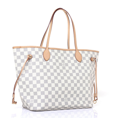 Louis Vuitton Damier Azur Neverfull MM 3 of 15