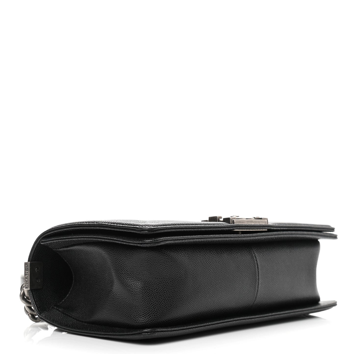 Caviar Quilted Medium Boy Flap Black