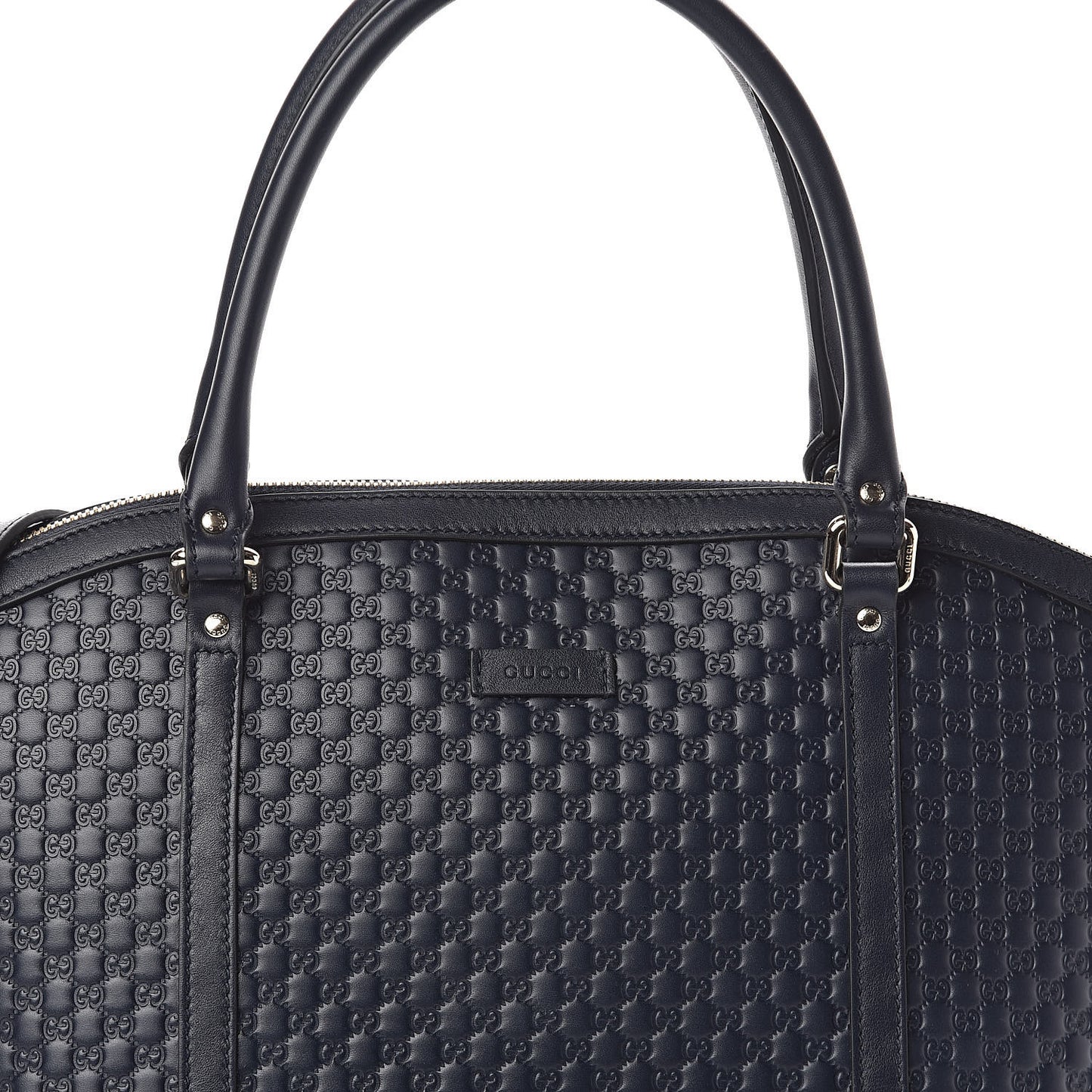 Soft Microguccissima Dome Satchel Navy
