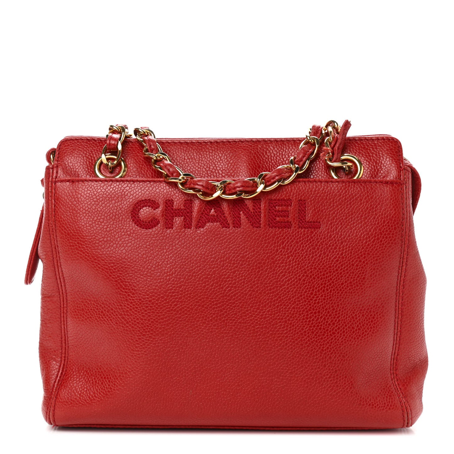 Caviar Shopper Tote Red