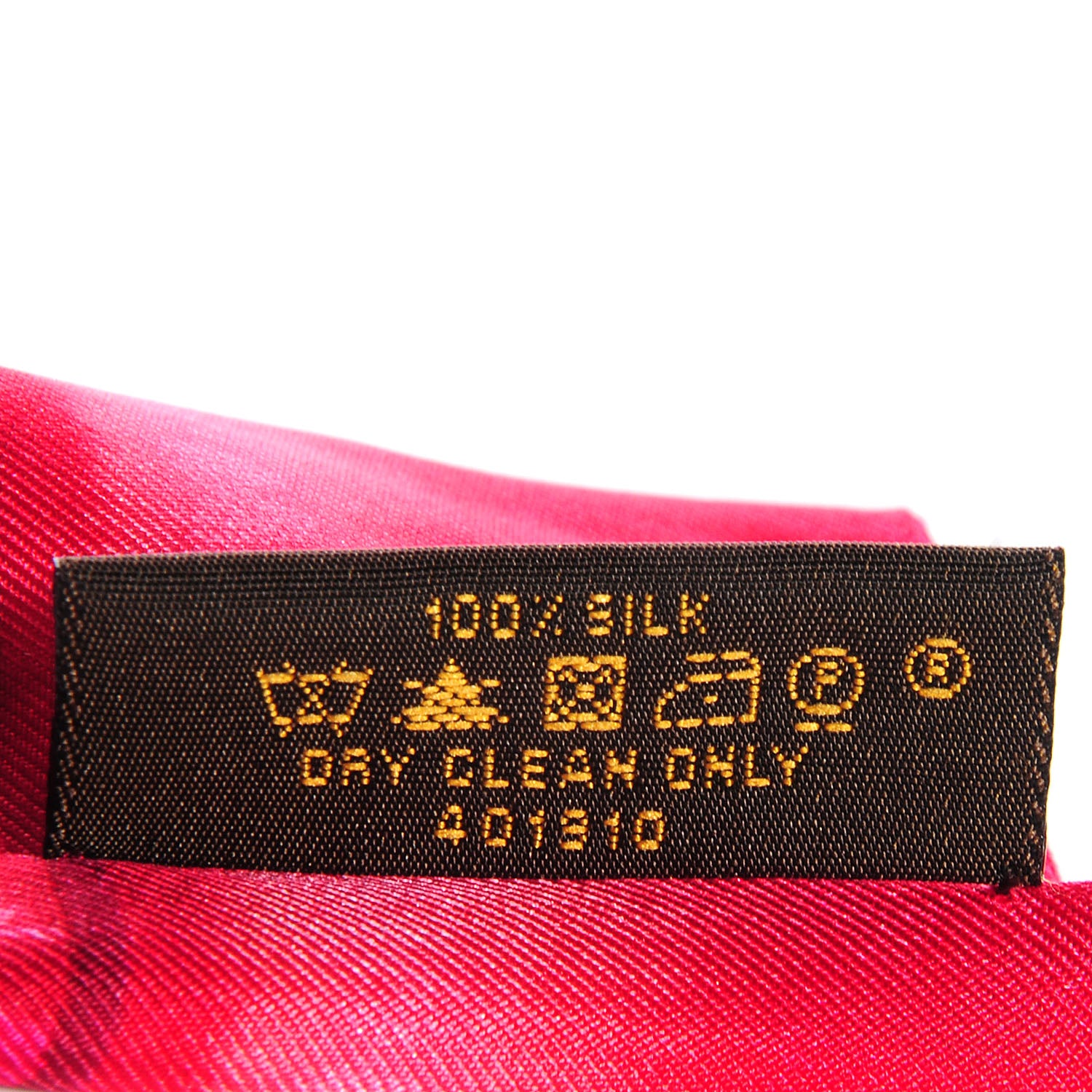 Louis Vuitton Silk Monogram Ikat Summer Bandeau Rose Indien 5 of 5