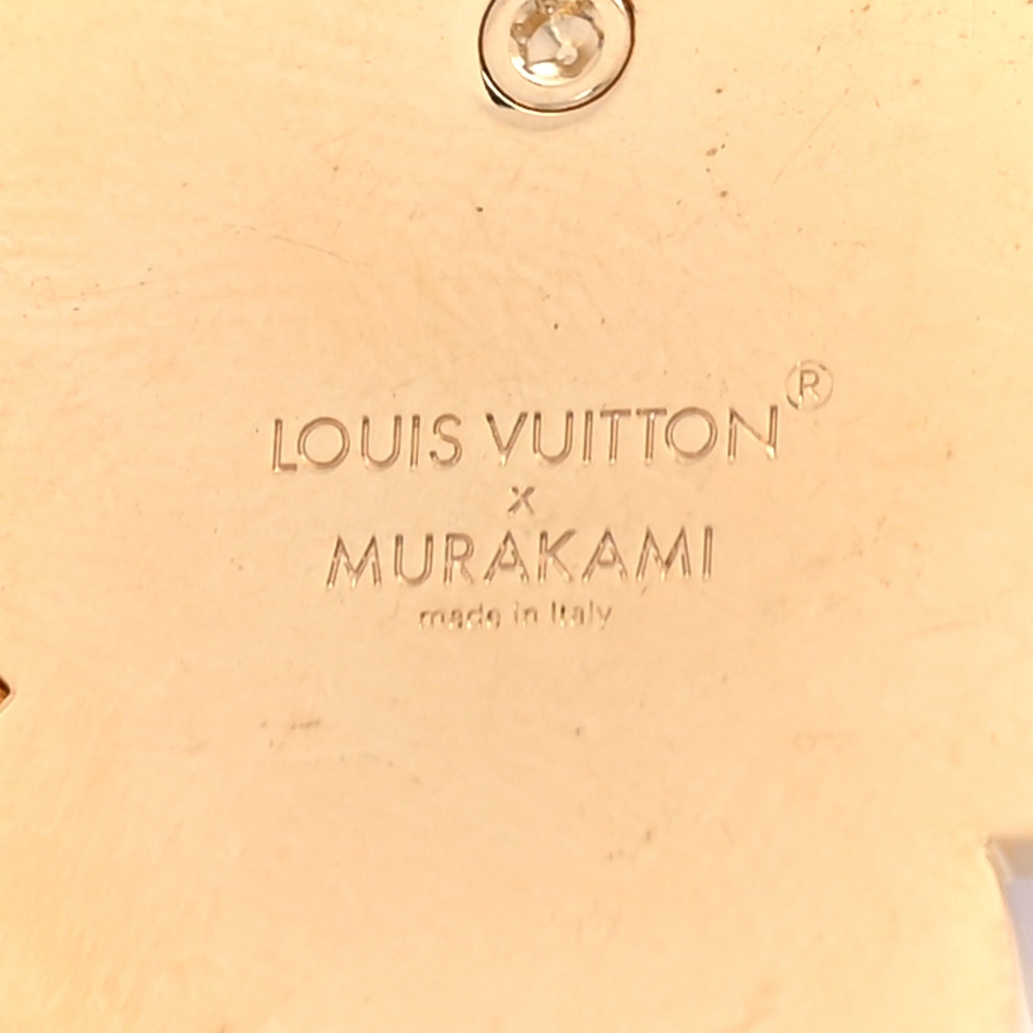 Louis Vuitton LV x TM Superflat Panda Key Ring Bag Charm  Multicolor 4 of 4
