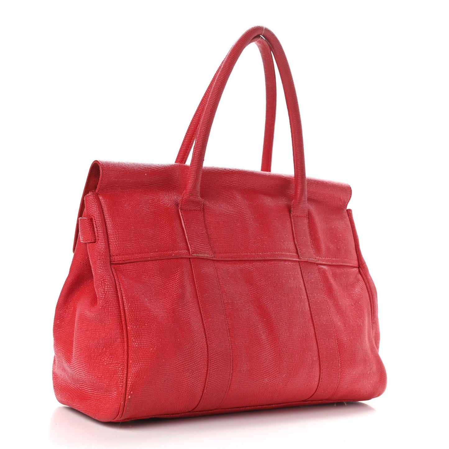 Lizard Embossed Calfskin Bayswater Red