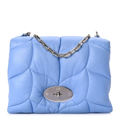 Mulberry Nappa Pillow Quilted Little Softie Bag Cornflower Blue 1 of 8