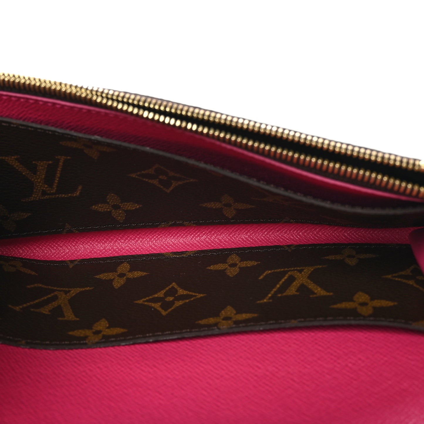 Monogram Bloom Flower Emilie Wallet Fuchsia