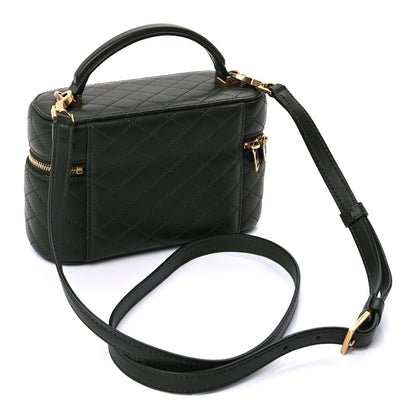Saint Laurent Lambskin Quilted Gaby Vanity Bag  Olive Wood 2 of 8