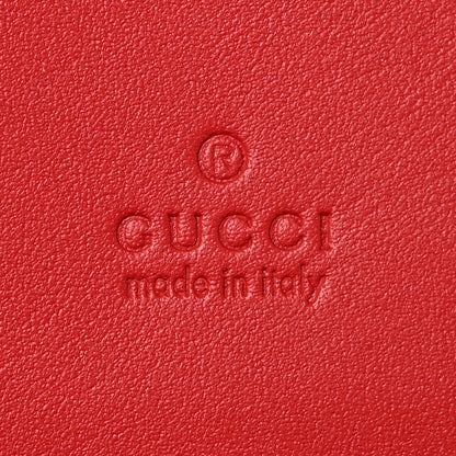 Gucci GG Supreme Monogram Blooms Card Case Beige Blue Navy Hibiscus Red 6 of 7