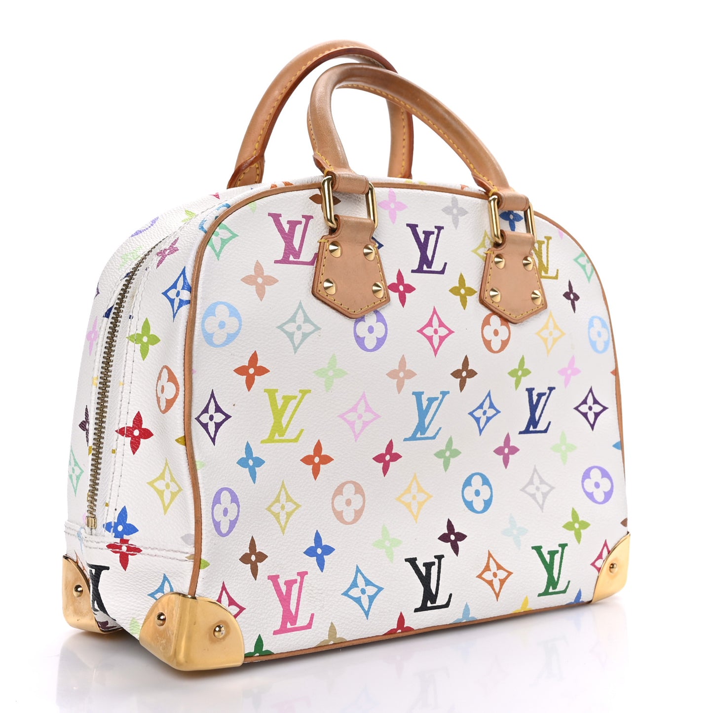 Monogram Multicolor Trouville White