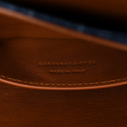 Saint Laurent Suede All-Over Monogram Small Le Monogramme Satchel Denim 7 of 12