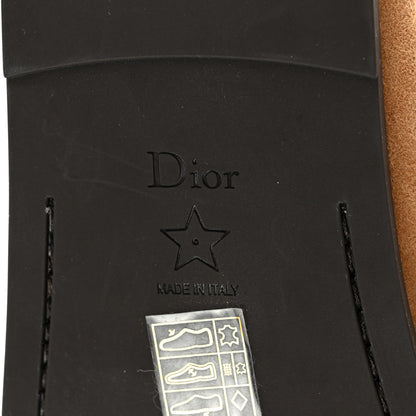 Christian Dior Suede Goatskin Boy Loafer Mule 38 Chestnut 8 of 8