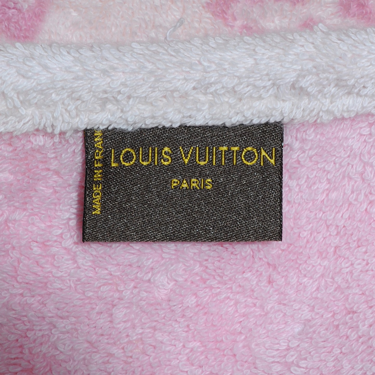 Cotton Monogram Cherry Blossom Towel Pink