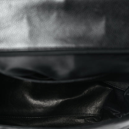 Chanel Caviar Quilted Jumbo Kelly Flap Black 4 of 8
