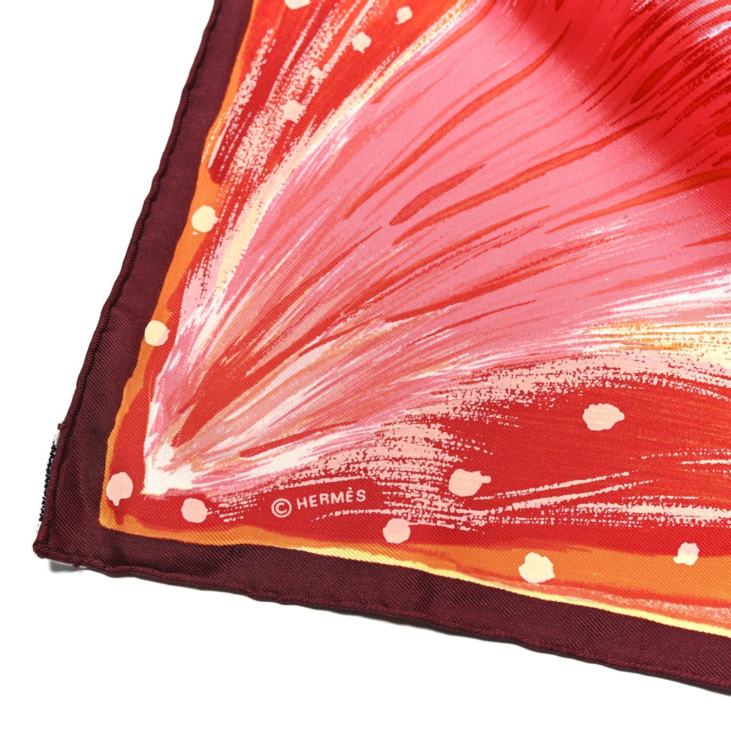 Hermes Silk Feux Du Ciel Scarf 90 4 of 5