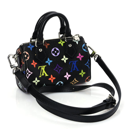 Louis Vuitton LV X TM Monogram Multicolor Nano Speedy Black 2 of 8