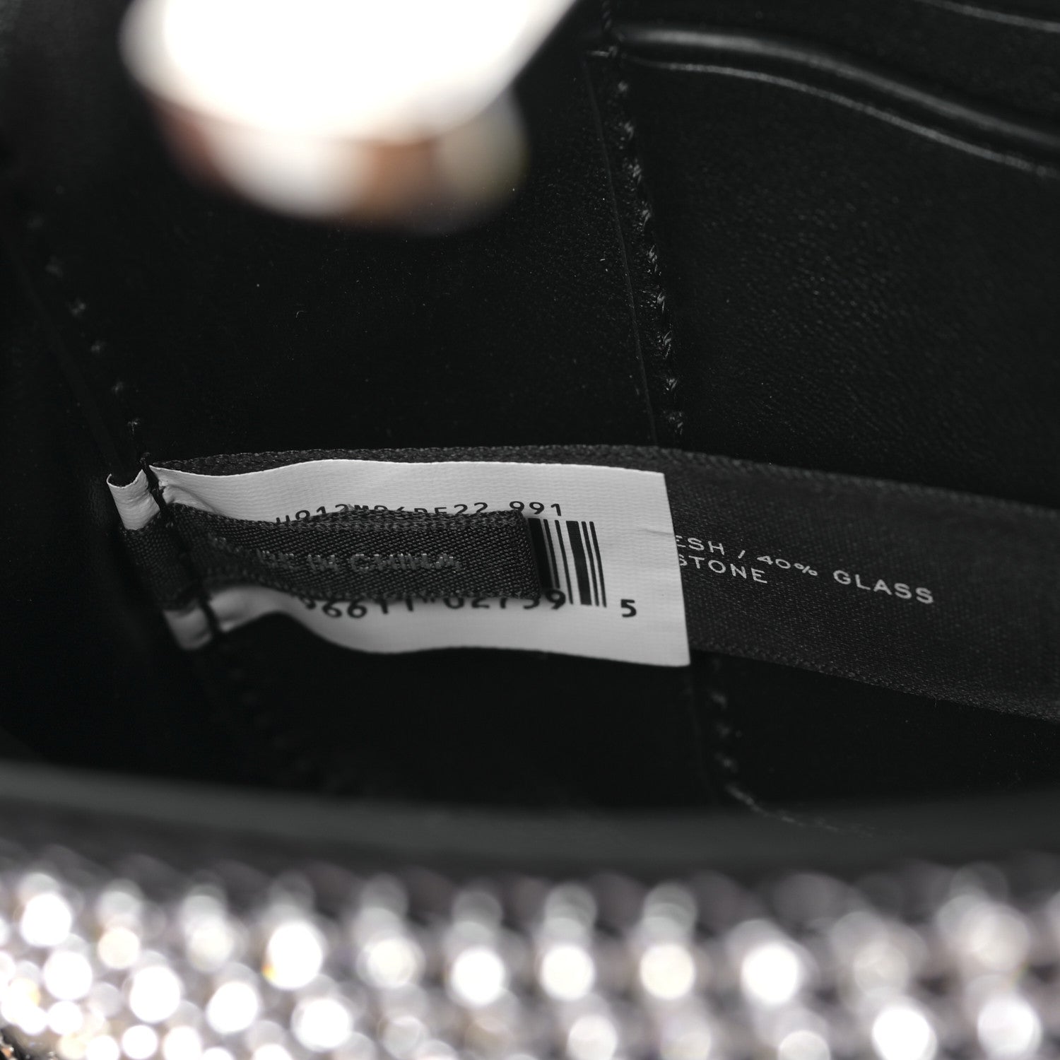 Marc Jacobs The Rhinestone J Marc Mini Shoulder Bag Silver 7 of 9