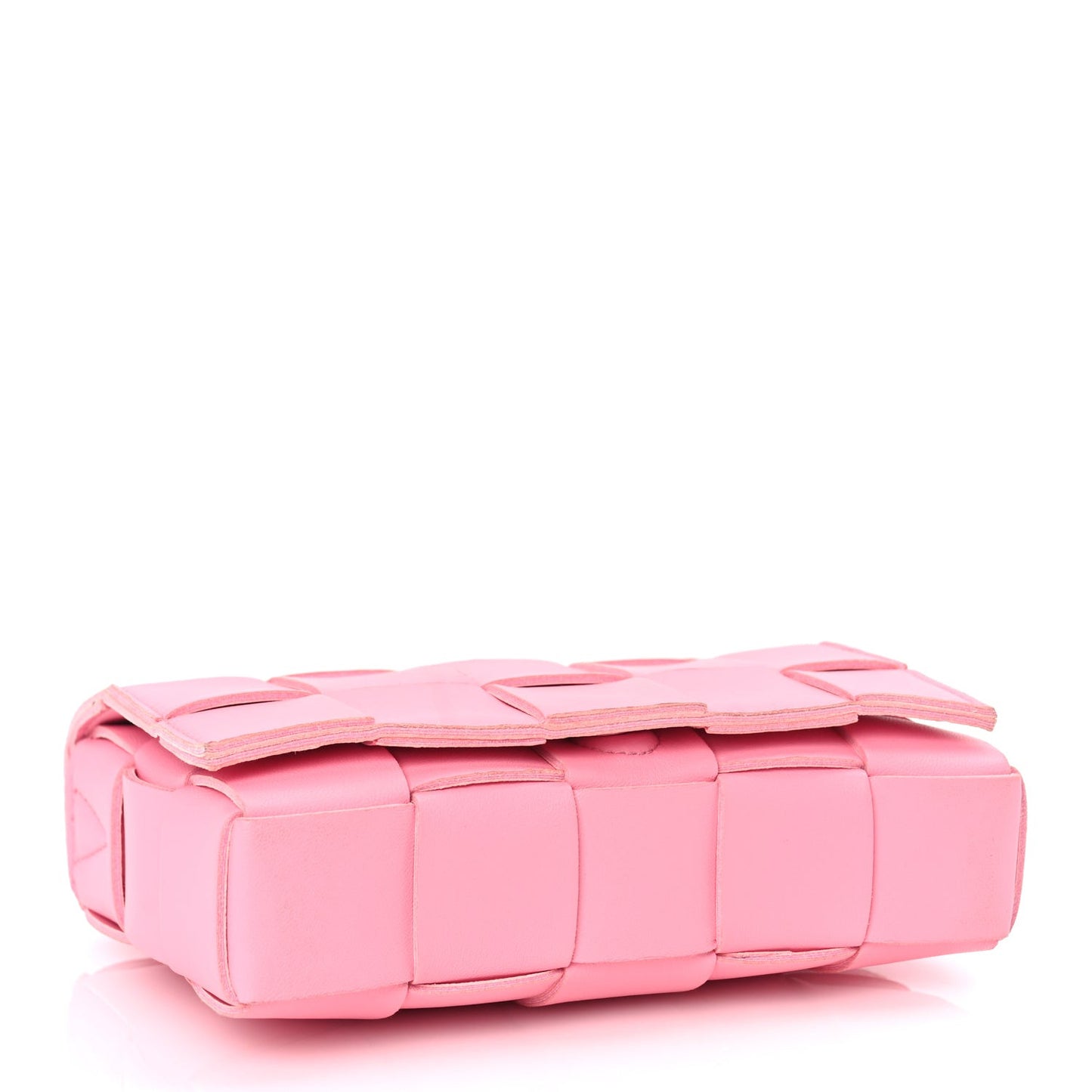 Lambskin Maxi Intreccio Small Cassette Crossbody Bag Ribbon